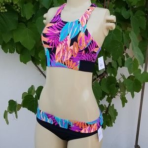 Skye sz xs racerback and hi / low bikini
